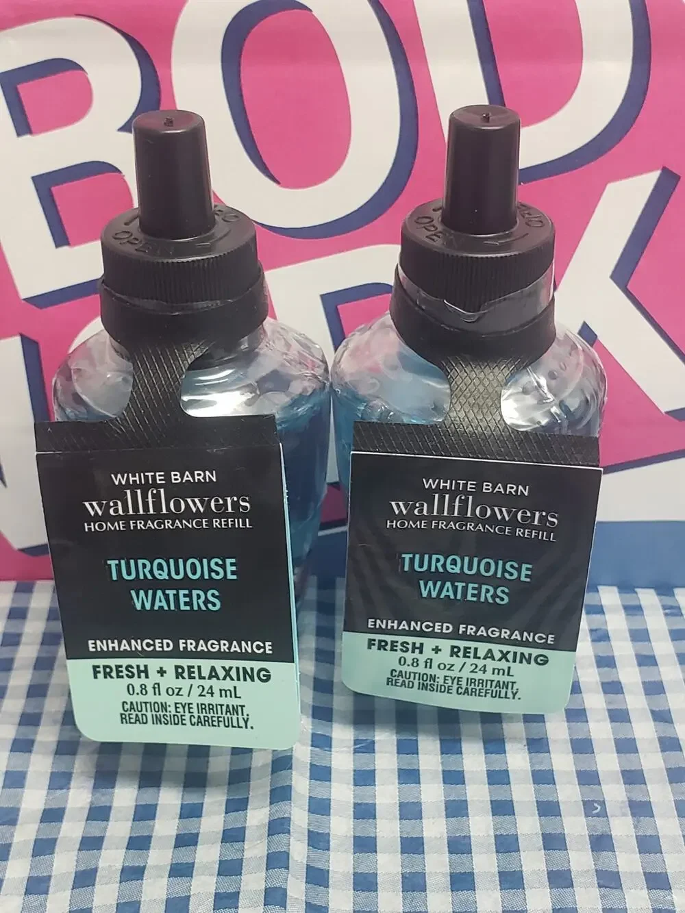 BBW Turquoise Waters ENHANCED FRAGRANCE FRESH & RELAXING Wallflower Refills